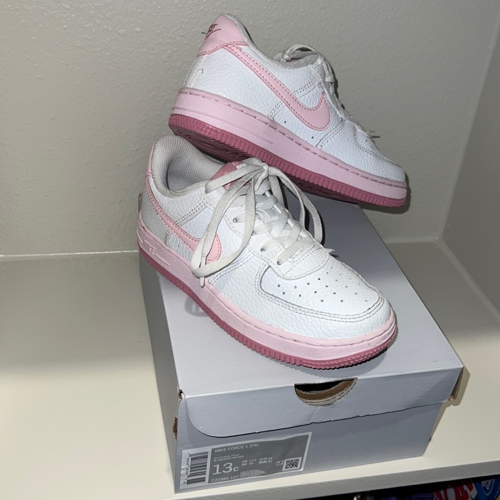 Worn Girls Nike Air Force 1s
